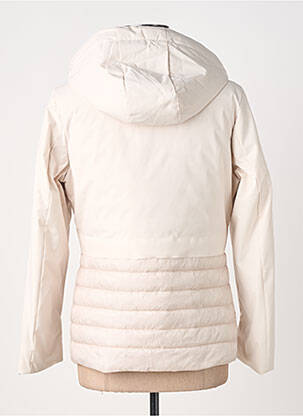 Parka manches longues a capuche beige VIRGINIA BLU' femme