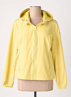 Parka fermeture zippée sur le devant a capuche jaune VIRGINIA BLU' femme