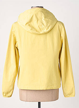 Parka manches longues a capuche jaune VIRGINIA BLU' femme