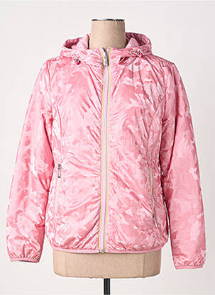 Blouson effet matière satinée rose IL GRANCHIO femme