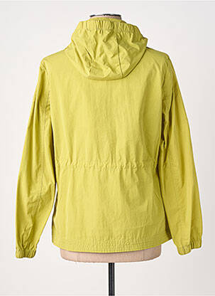 Imperméable fermeture zippée sur le devant a capuche vert VIRGINIA BLU' femme