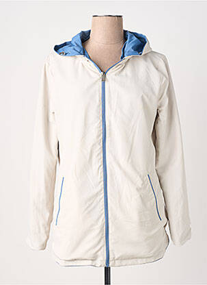 Parka manches longues a capuche bleu VIRGINIA BLU' femme