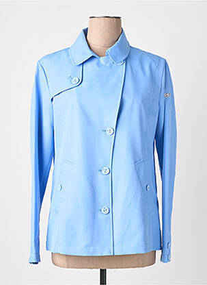 Veste casual col tailleur bleu VIRGINIA BLU' femme