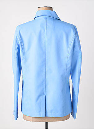 Veste casual col tailleur bleu VIRGINIA BLU' femme