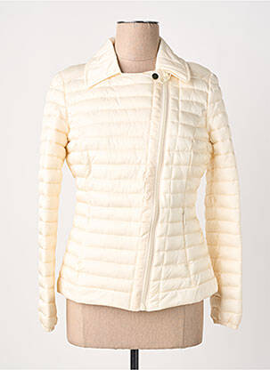 Doudoune poches sans capuche beige VIRGINIA BLU' femme