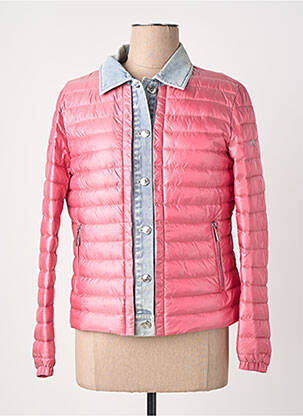 Doudoune poches sans capuche rose VIRGINIA BLU' femme