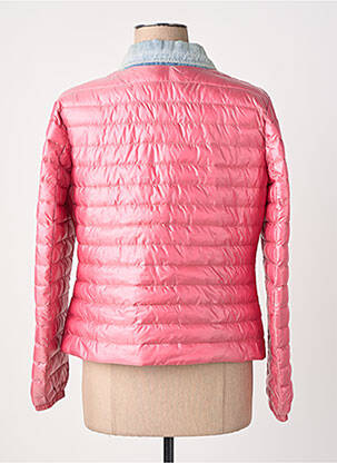 Doudoune poches sans capuche rose VIRGINIA BLU' femme