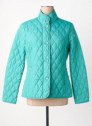 Doudoune poches sans capuche vert VIRGINIA BLU' femme