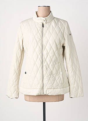 Doudoune poches sans capuche beige VIRGINIA BLU' femme