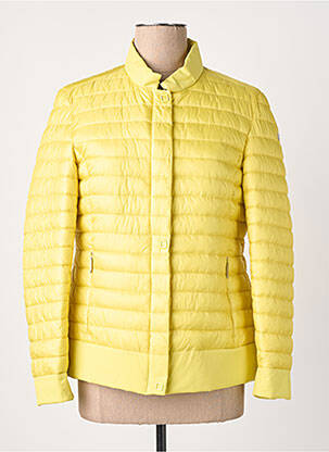 Doudoune manches longues sans capuche jaune VIRGINIA BLU' femme