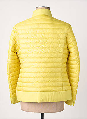 Doudoune manches longues sans capuche jaune VIRGINIA BLU' femme