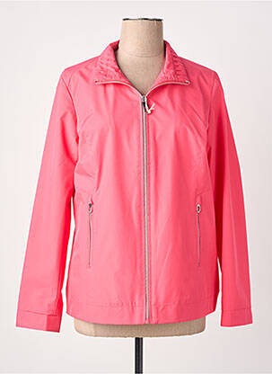 Coupe-vent finition intérieure doublure imprimée sans capuche rose VIRGINIA BLU' femme