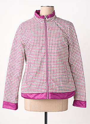 Doudoune poches sans capuche violet VIRGINIA BLU' femme