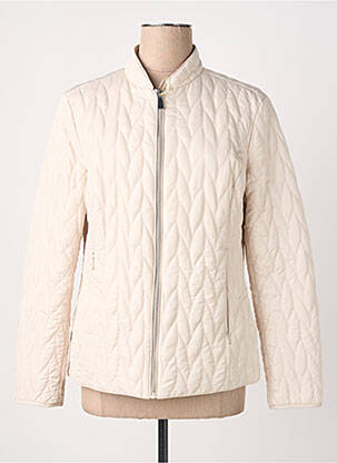 Doudoune poches sans capuche beige VIRGINIA BLU' femme
