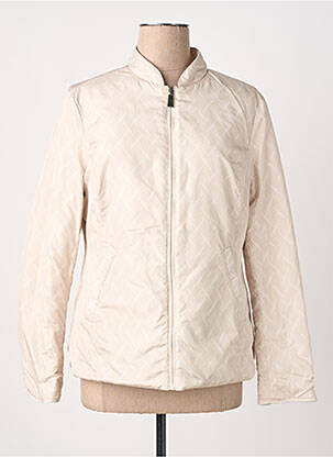 Doudoune poches sans capuche beige VIRGINIA BLU' femme