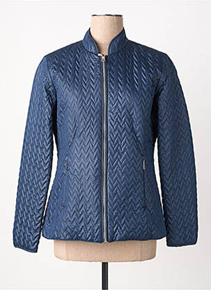 Doudoune poches sans capuche bleu VIRGINIA BLU' femme
