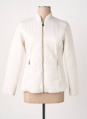 Doudoune poches sans capuche beige VIRGINIA BLU' femme