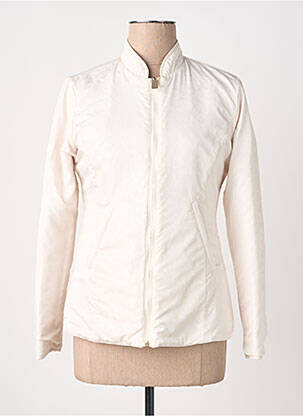 Doudoune poches sans capuche beige VIRGINIA BLU' femme