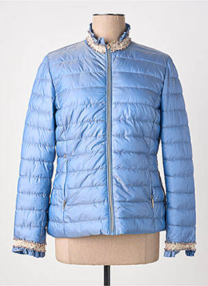 Doudoune poches sans capuche bleu VIRGINIA BLU' femme