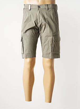 Bermuda coupe droite vert SEA BARRIER homme