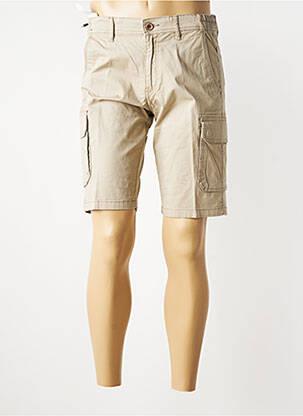 Bermuda coupe droite beige SEA BARRIER homme