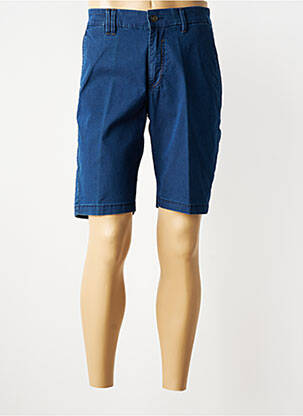 Bermuda coupe droite bleu SEA BARRIER homme