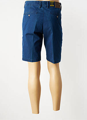 Bermuda coupe droite bleu SEA BARRIER homme