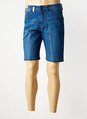 Bermuda tissage denim bleu SEA BARRIER homme