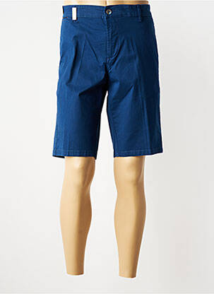 Bermuda coupe droite bleu SEA BARRIER homme