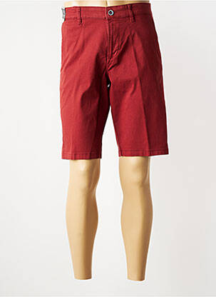Bermuda coupe droite rouge SEA BARRIER homme