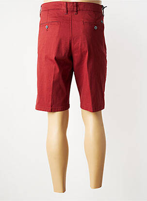 Bermuda coupe droite rouge SEA BARRIER homme