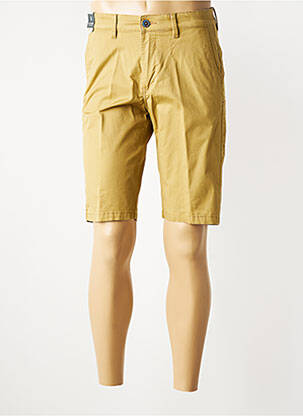 Bermuda coupe droite jaune SEA BARRIER homme