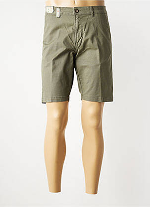 Bermuda coupe droite vert SEA BARRIER homme