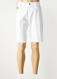 Bermuda taille à pinces taille normale blanc SEA BARRIER homme