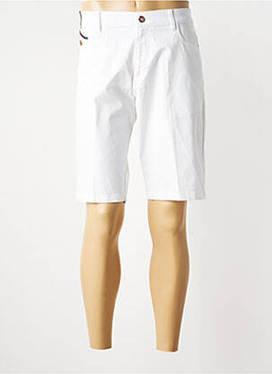 Bermuda taille à pinces taille normale blanc SEA BARRIER homme
