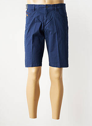 Bermuda taille à pinces taille normale bleu SEA BARRIER homme