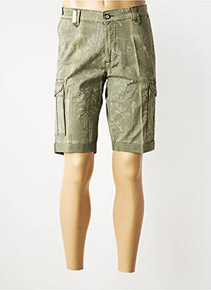 Bermuda multipoches taille normale vert SEA BARRIER homme