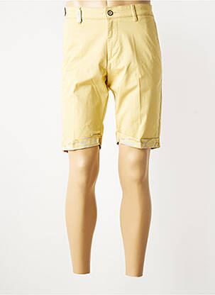 Bermuda taille à pinces taille normale jaune SEA BARRIER homme