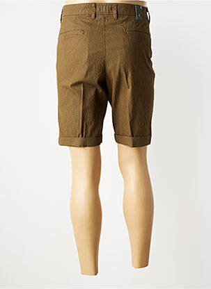 Bermuda taille à pinces taille normale marron SEA BARRIER homme
