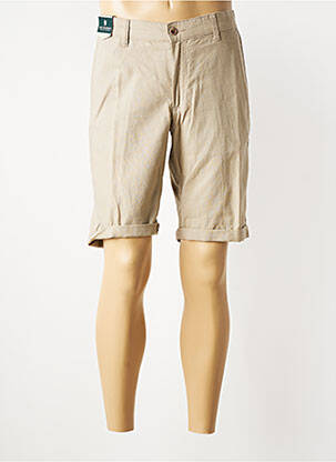 Bermuda taille à pinces taille normale beige SEA BARRIER homme