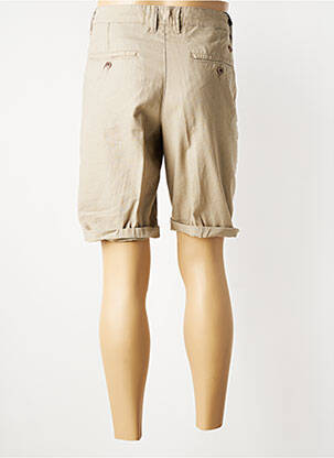Bermuda taille à pinces taille normale beige SEA BARRIER homme