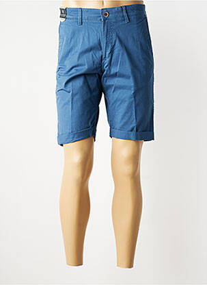 Bermuda taille à pinces taille normale bleu SEA BARRIER homme