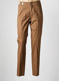 Pantalon chino tissage popeline taille normale marron SEA BARRIER homme