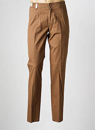 Pantalon chino tissage popeline taille normale marron SEA BARRIER homme