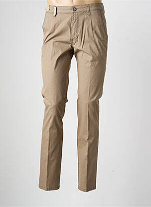 Pantalon chino tissage popeline taille normale marron SEA BARRIER homme