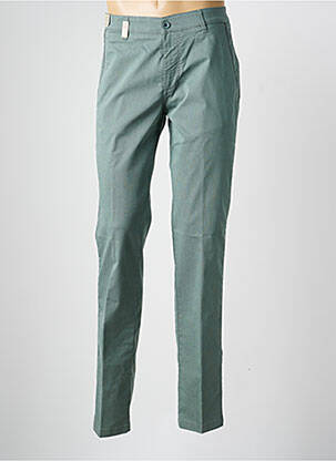 Pantalon chino tissage chiné taille basse vert SEA BARRIER homme