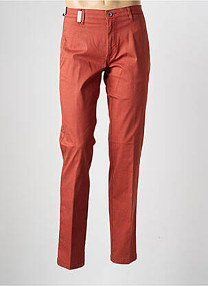 Pantalon chino tissage chiné taille normale orange SEA BARRIER homme