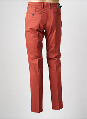 Pantalon chino tissage chiné taille normale orange SEA BARRIER homme