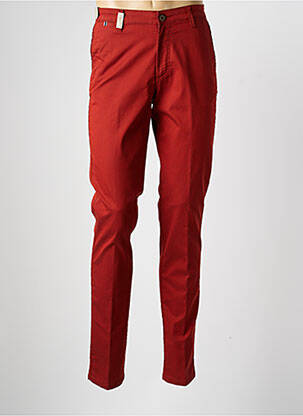 Pantalon chino tissage chiné taille normale orange SEA BARRIER homme