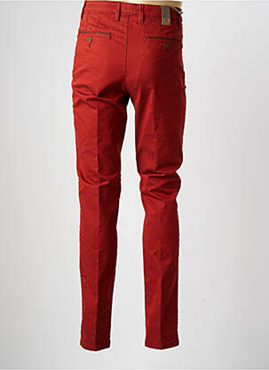 Pantalon chino tissage chiné taille normale orange SEA BARRIER homme